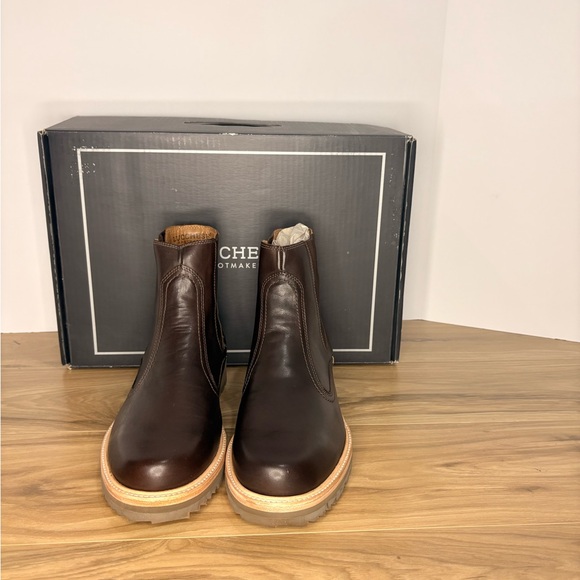 Lucchese Other - Lucchese Dark Brown Leather Chelsea Boots